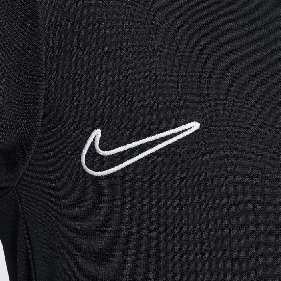 Academy Voetbaltrainingstop met Dri-FIT, lange mouwen en korte rits voor kids