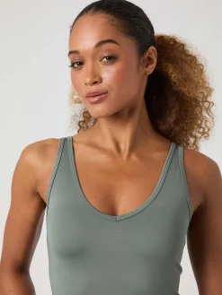Ace Deep V Neck Tank Top