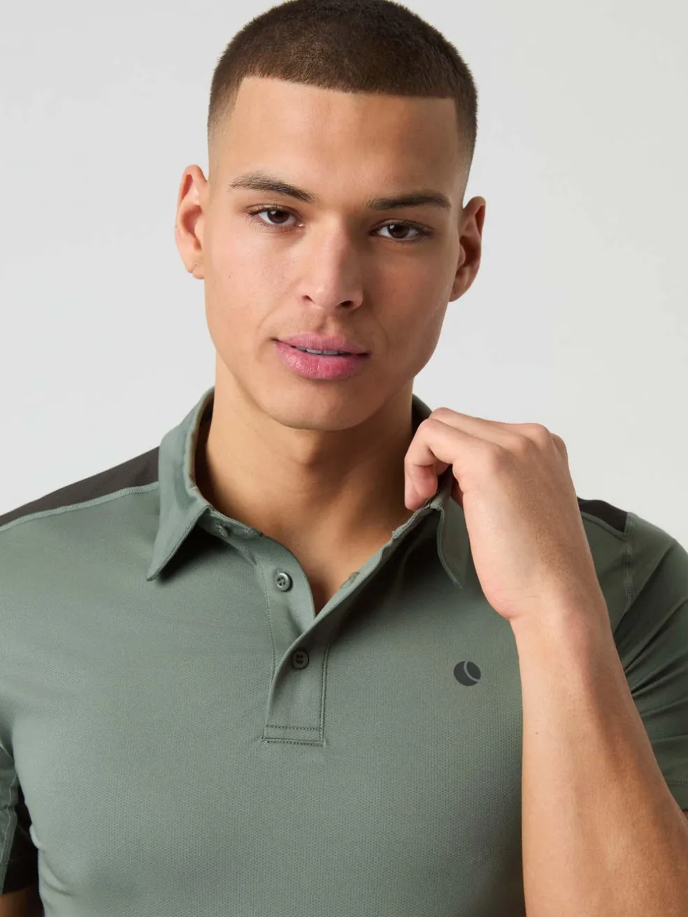Ace Mesh Panel Polo Shirt