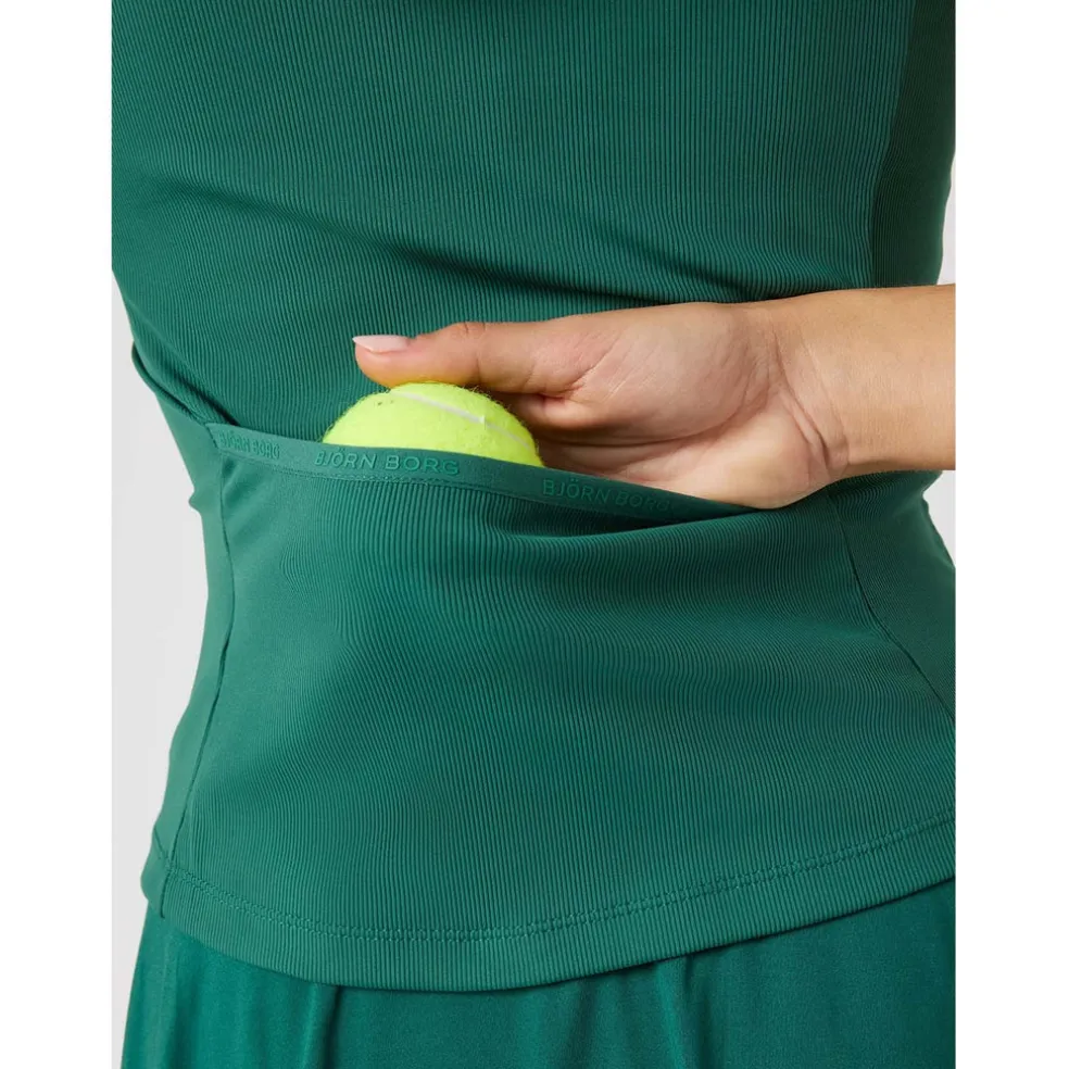 ace pocket ribbed tank top