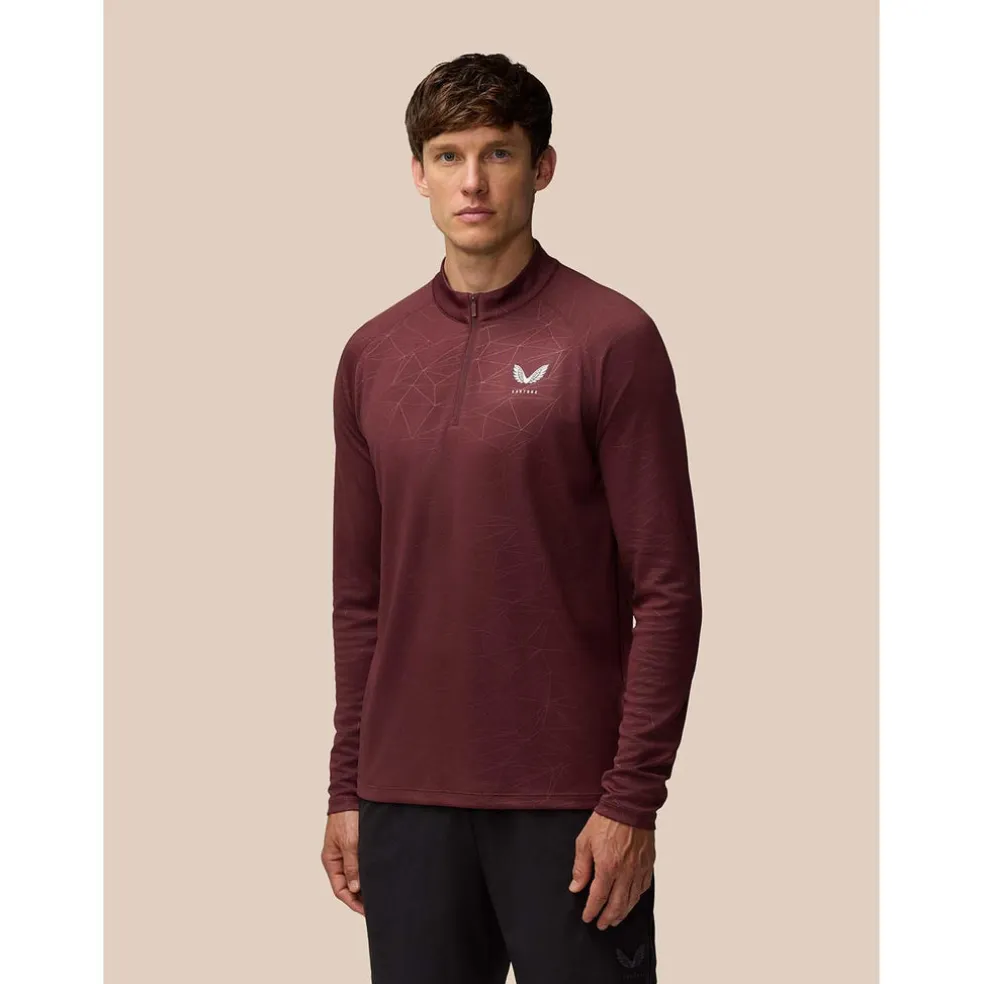 Aop 1/4 Zip longsleeve