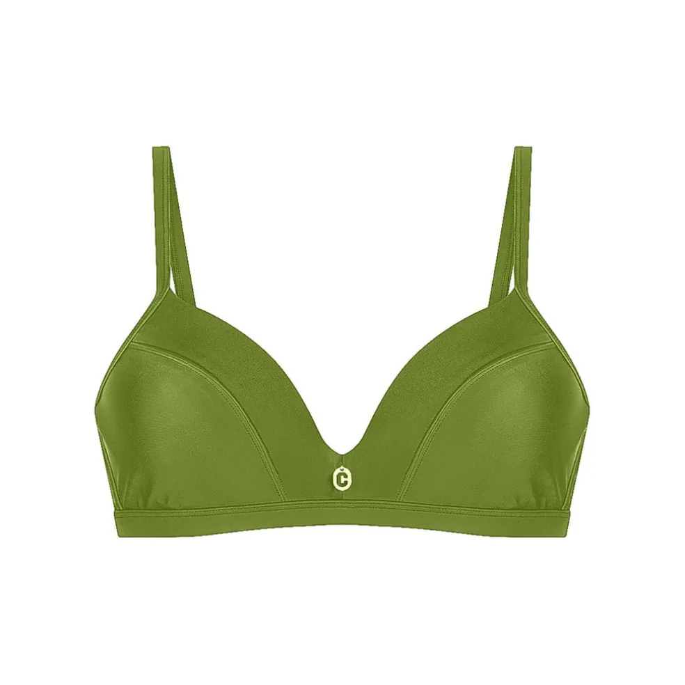 bikini top triangle padded wired