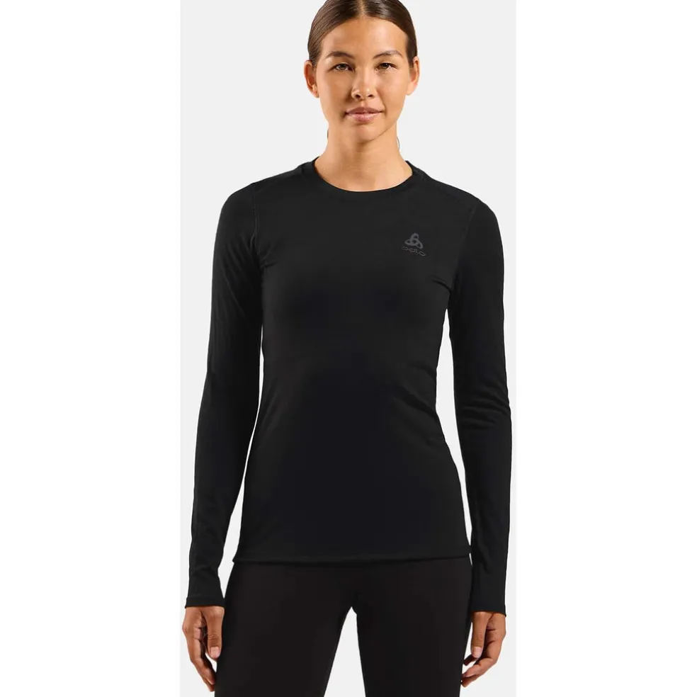 bl top crew neck l/s merino 160