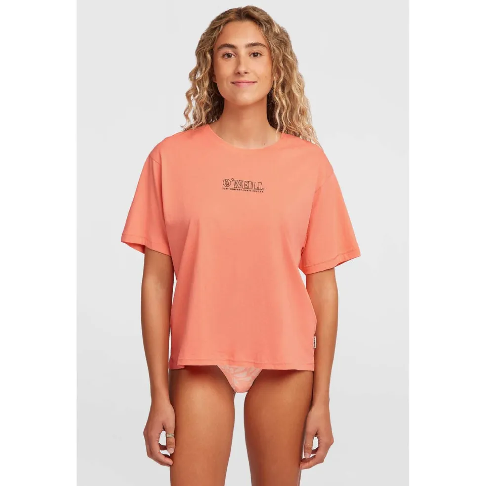 Boxy Back Print T-shirt strand