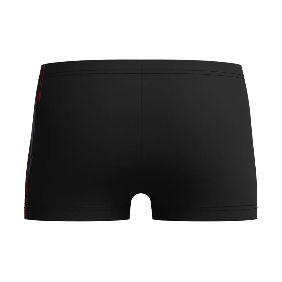BOYS PLASTISOL PLACEMENT AQUASHT BLK/RED