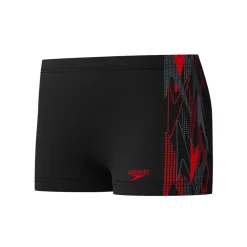 BOYS PLASTISOL PLACEMENT AQUASHT BLK/RED