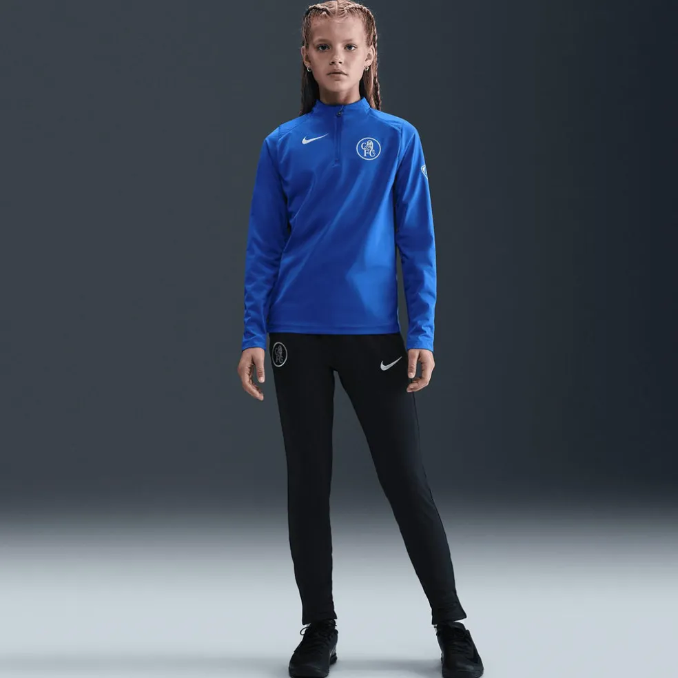 Chelsea FC Strike Third Big Kids' Dri-FIT Total 90 Soccer Knit Drill Top