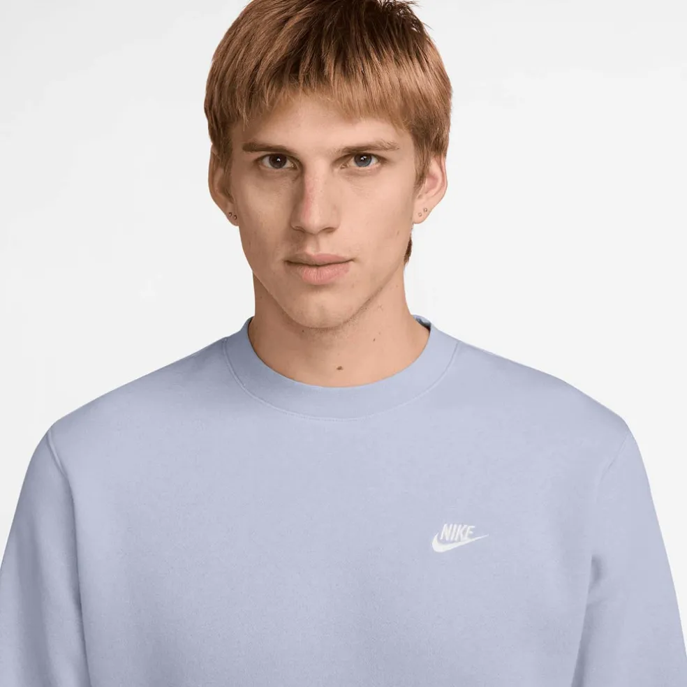 club men's brushed fleece crew