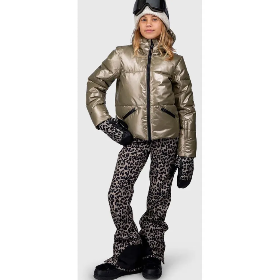 Coldlaky-print Girls Softshell broek