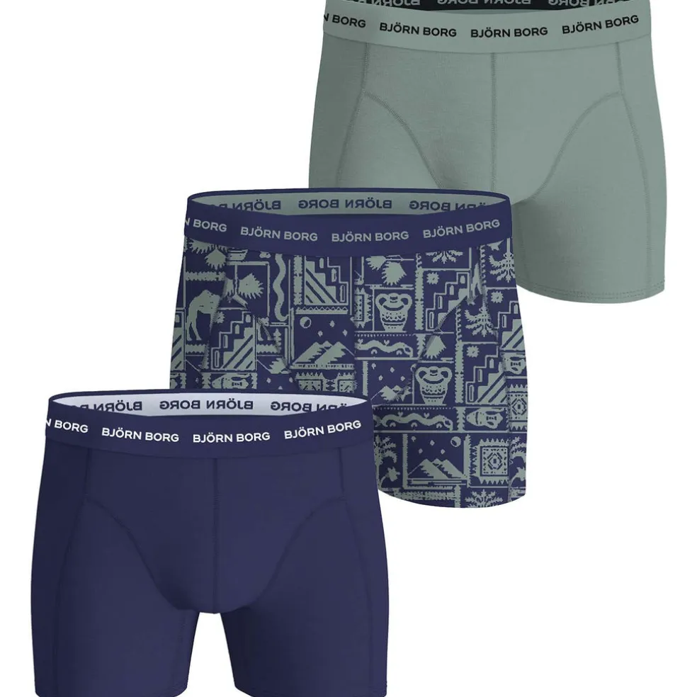 cotton stretch boxer 3p