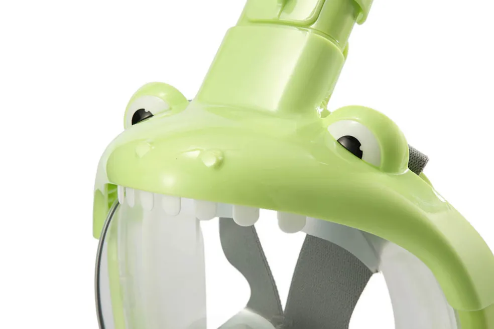 Crocodile green kids snorkelmasker