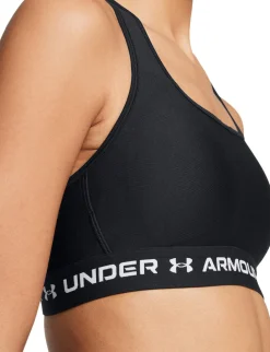 crossback mid bra-blk