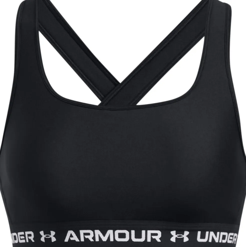 crossback mid bra-blk