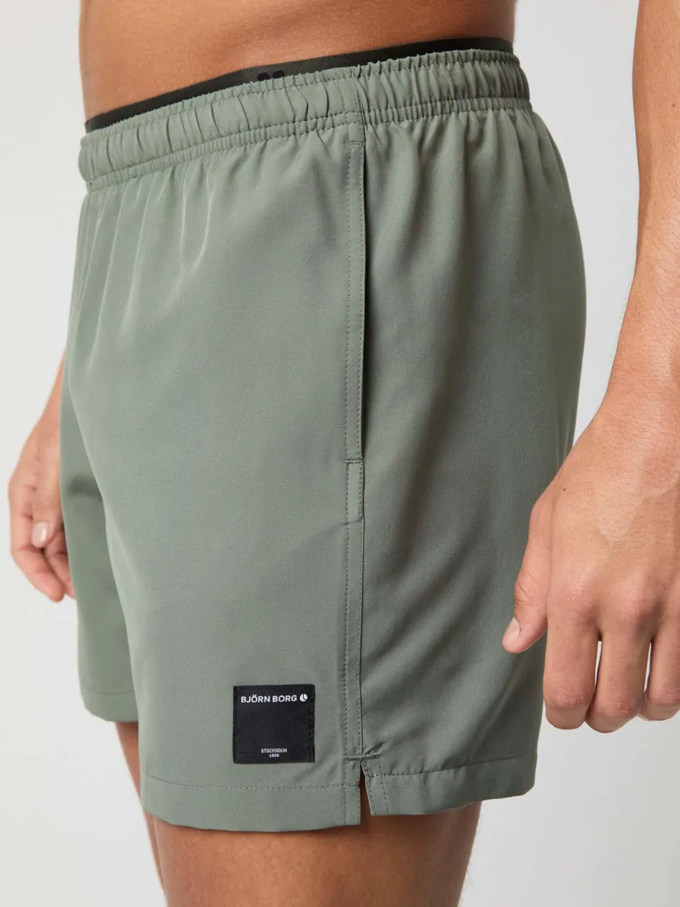 Elastic Swim Shorts