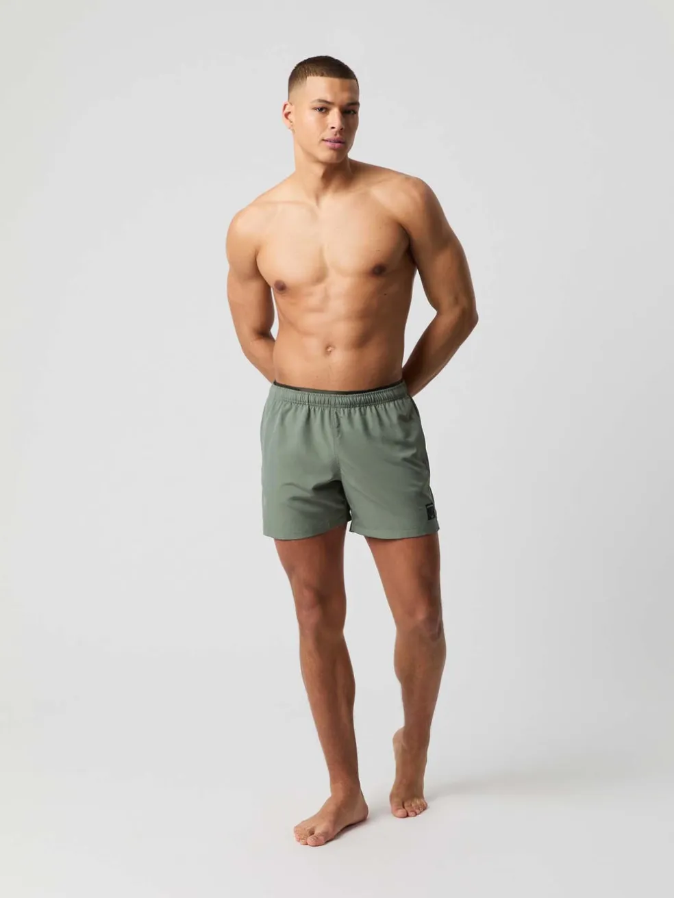 Elastic Swim Shorts