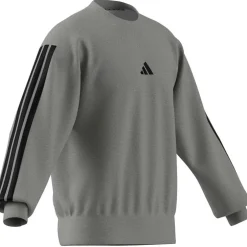 Essentials 3-Stripes Fleece Sweatshirt