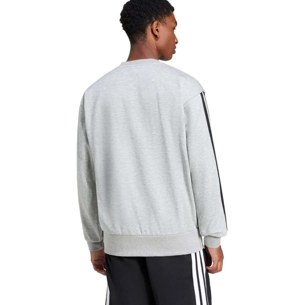 Essentials 3-Stripes Fleece Sweatshirt