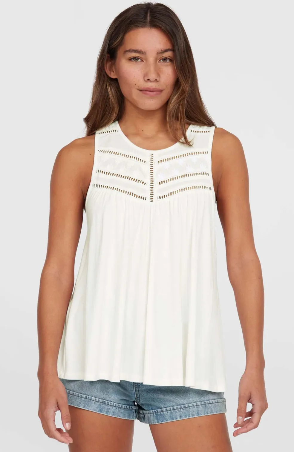 Essentials Tokeena Embroidery Tank