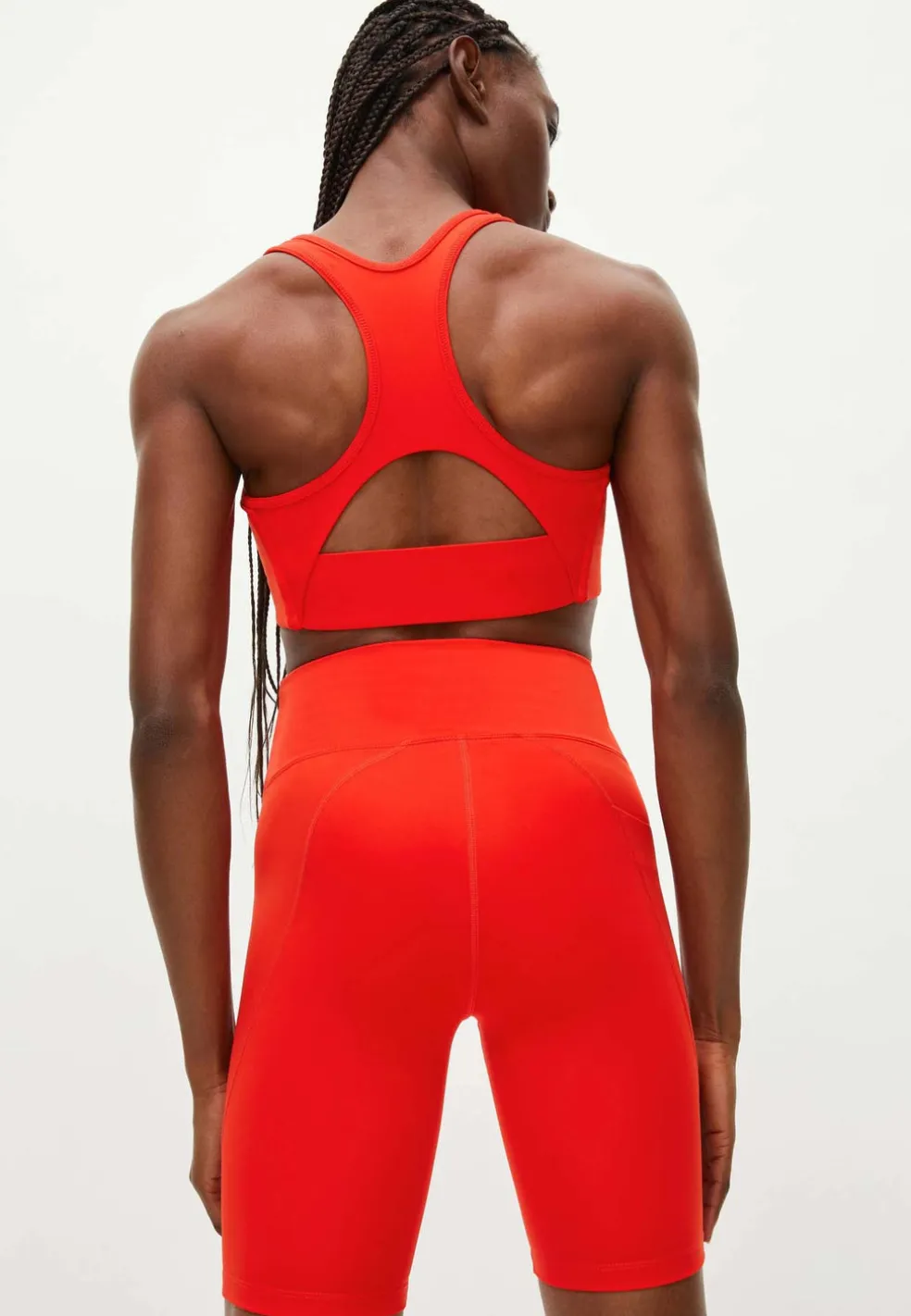 Flattering High Waist wielrenshort