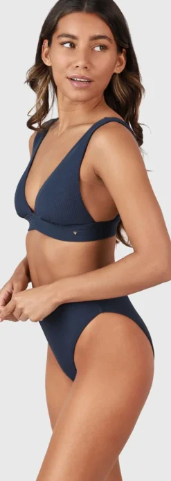 Flores-rib Women Bikini Bottom