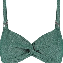 green glitter Bikinitop