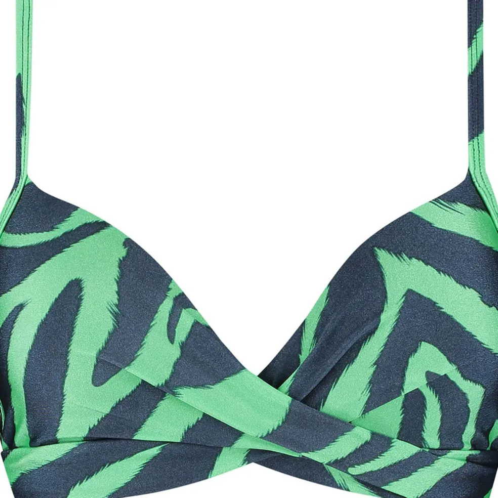 green tiger Bikinitop