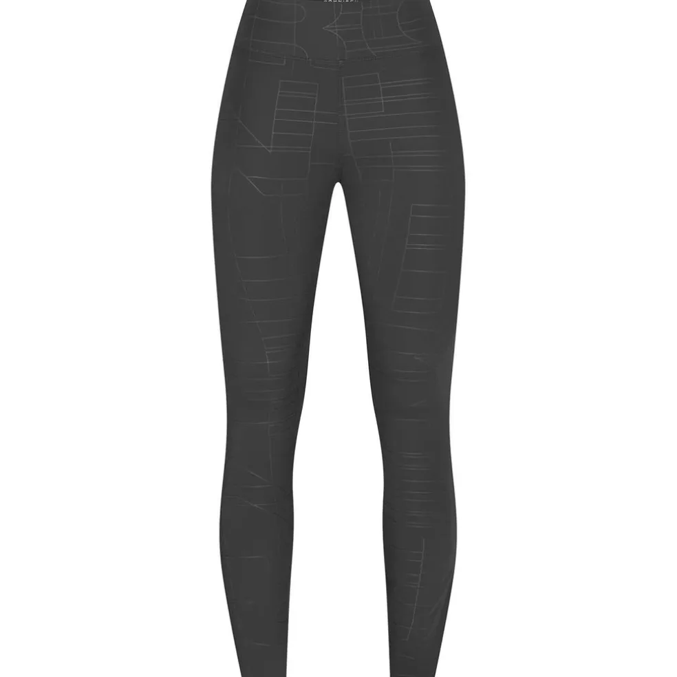 logo effect high waist legging