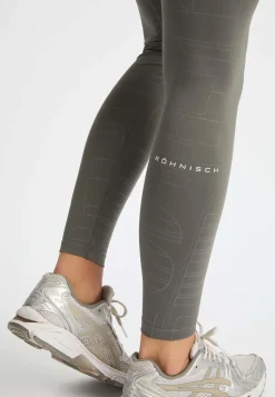 Logo Effect High Waist Tights