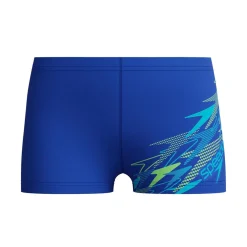 MEDLEY LOGO AQUASHORT BLU/LTGRN