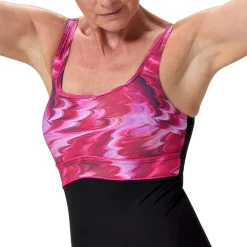 PRINT CONTOUR ECLIPSE 1PC BLK/DKPNK