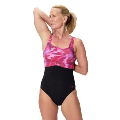 PRINT CONTOUR ECLIPSE 1PC BLK/DKPNK