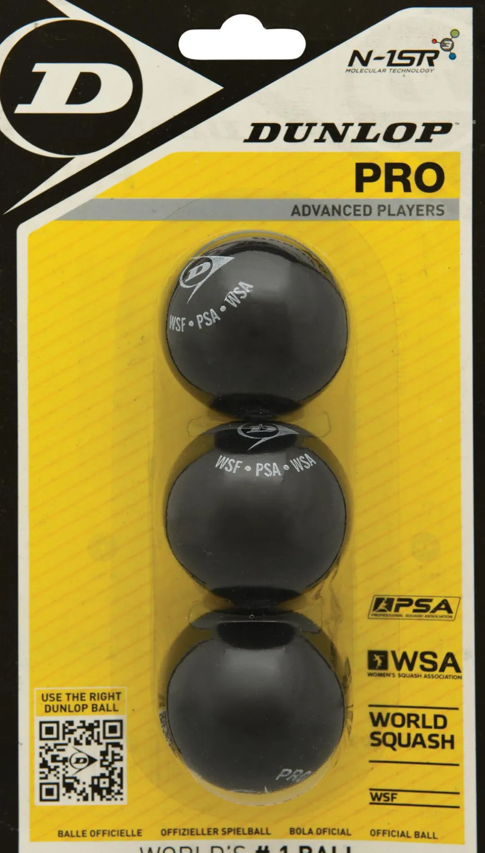 Pro Blister squashballen