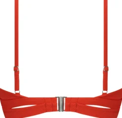 Push Up Fiery Red bikinitop