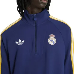 Real Madrid Originals Sweater met Halflange Rits