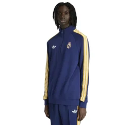 Real Madrid Originals Sweater met Halflange Rits