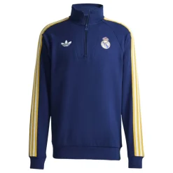 Real Madrid Originals Sweater met Halflange Rits