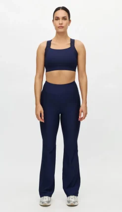 Ribbed R Flare High Waist Tight