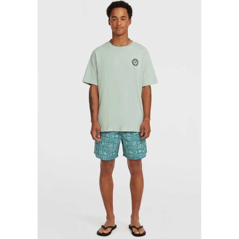 Slub Back Print T-shirt strand