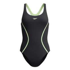 SOLID SPLICE MEDALIST 1PC BLK/LTGRN