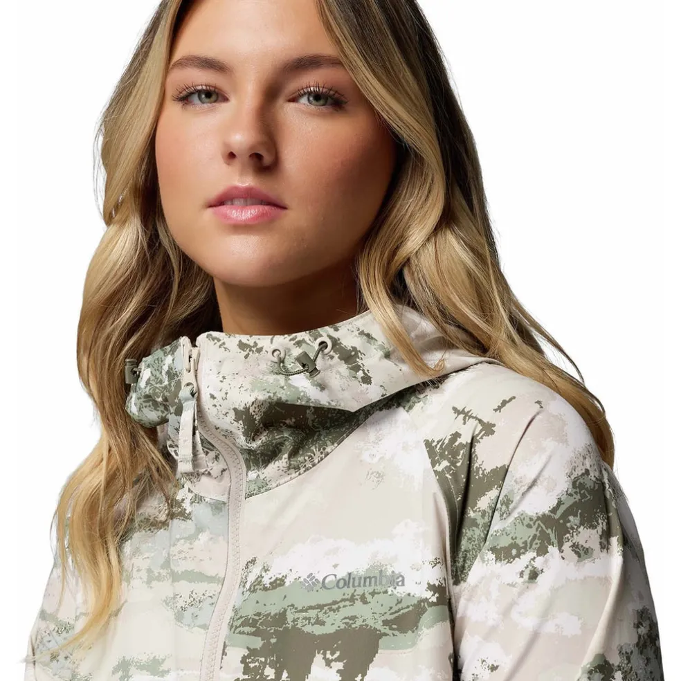 spire valley printed windbreaker jas