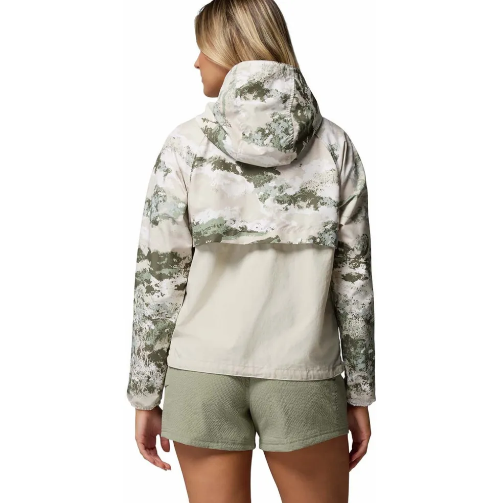 spire valley printed windbreaker jas