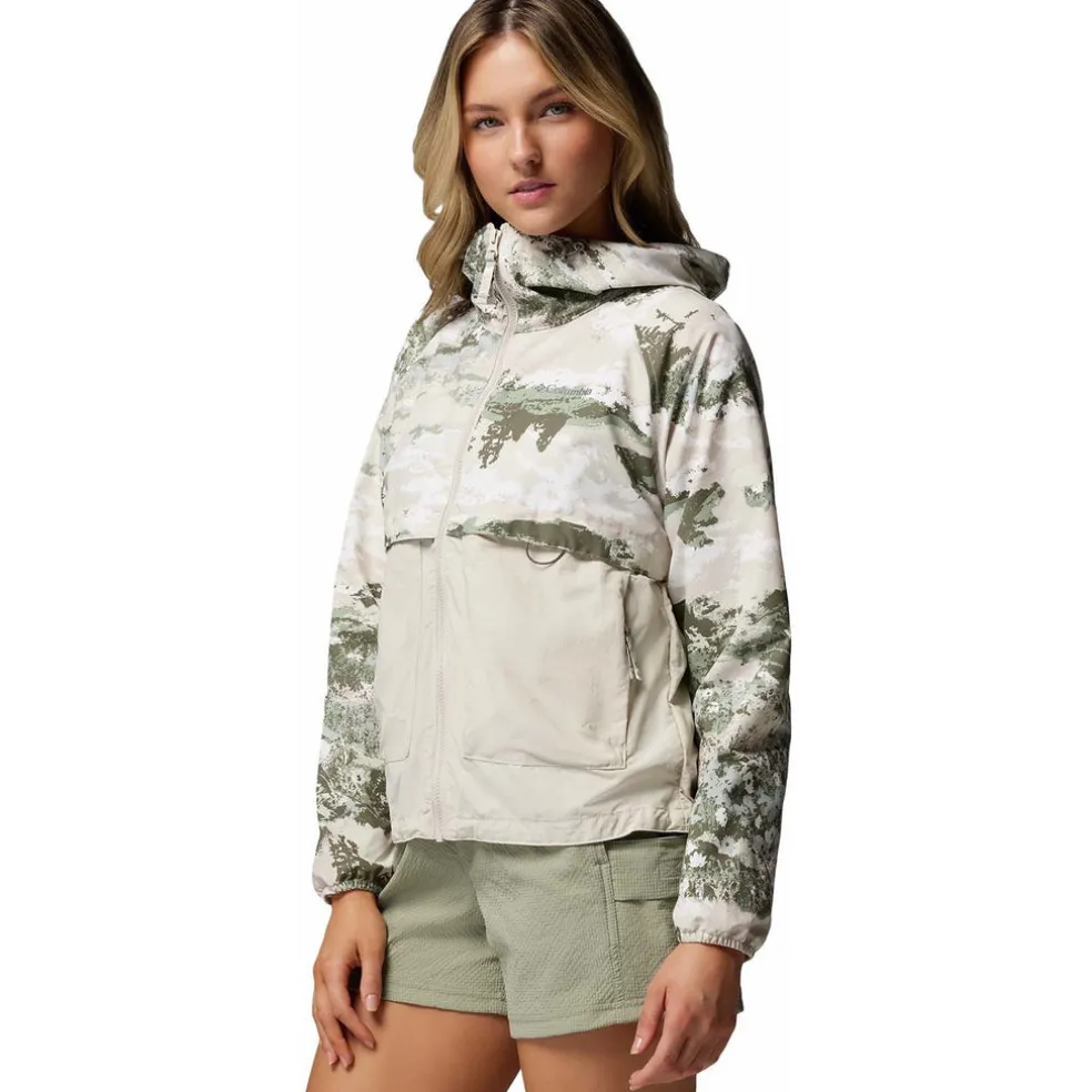 spire valley printed windbreaker jas
