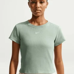 sportswear Strakgeribd damesshirt