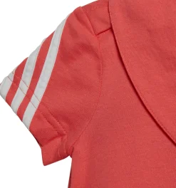 3-Stripes baby romper met slab