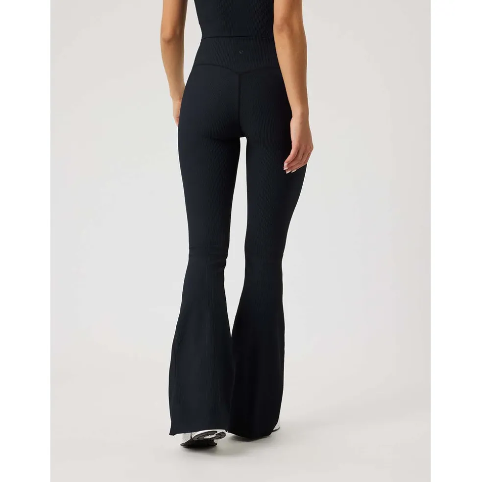 studio ribbed flare tights regular