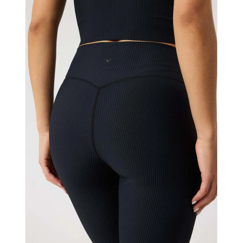 studio ribbed flare tights regular