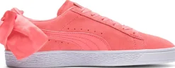 Suede Bow Sneakers