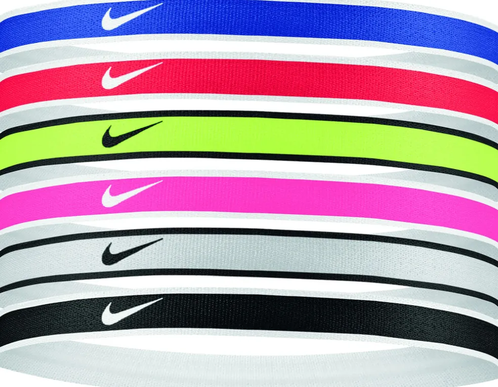 Swoosh Sport Tipped 6-pack haarbandjes