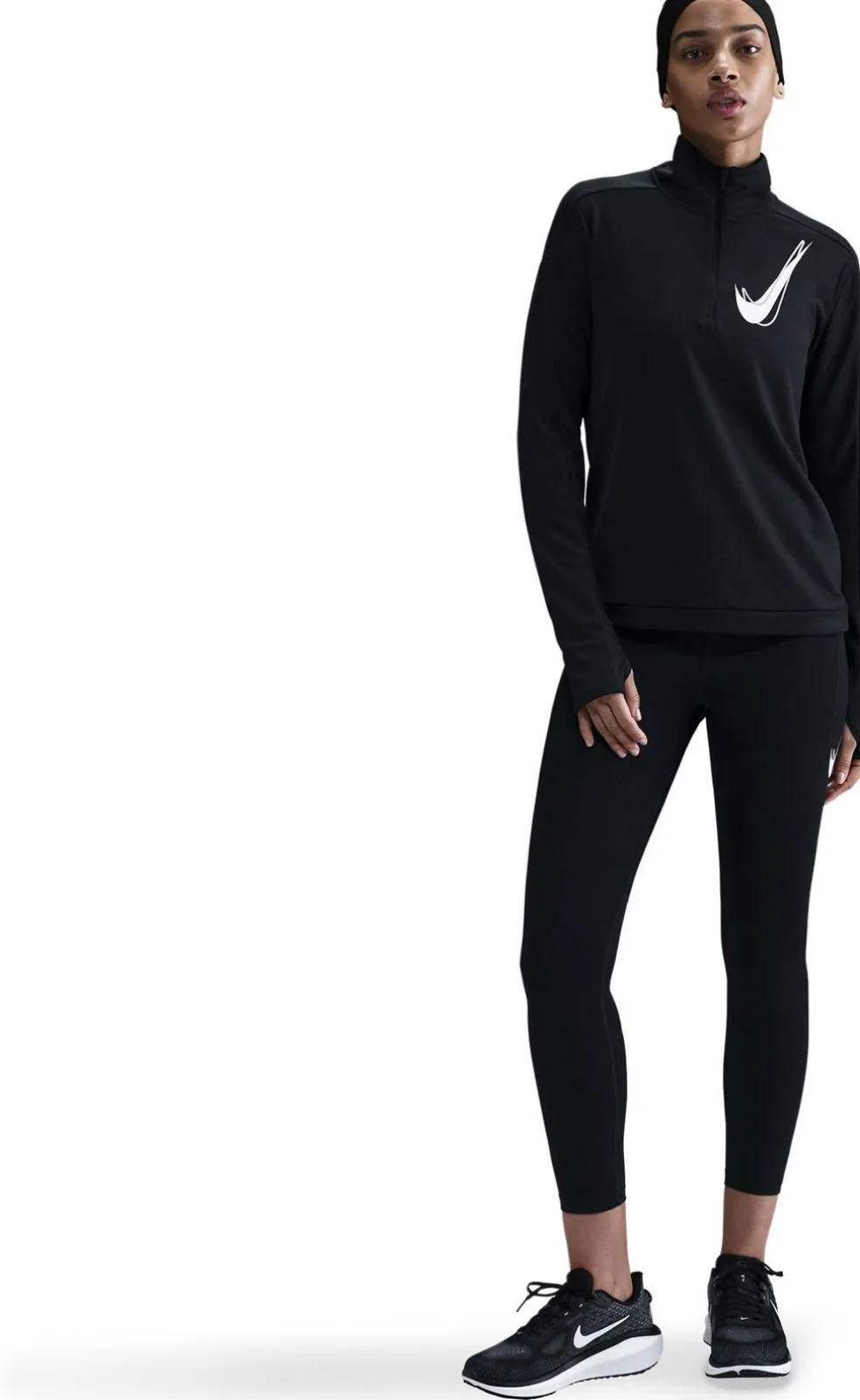 Swoosh 1/2 zip longsleeve