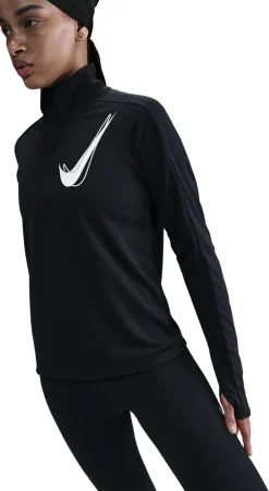 Swoosh 1/2 zip longsleeve